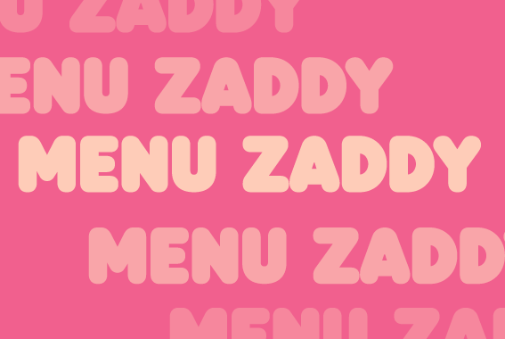 Menu Zaddy